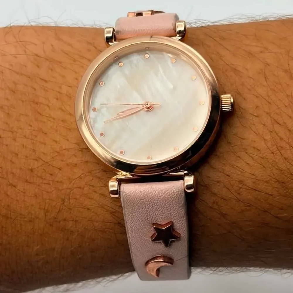 Pink Star & Moon Watch